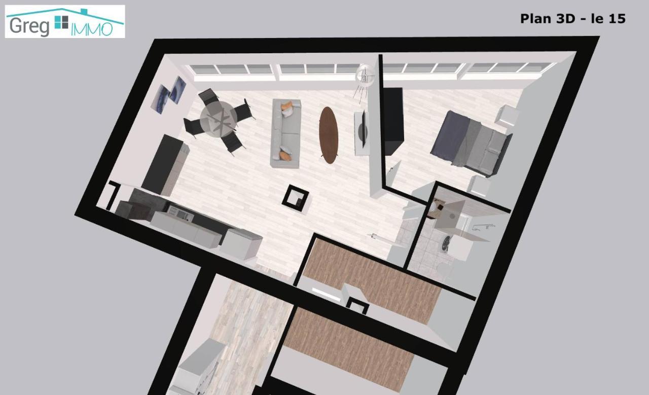 Le 15-Gregimmo-Appart'Hotel Montbéliard المظهر الخارجي الصورة